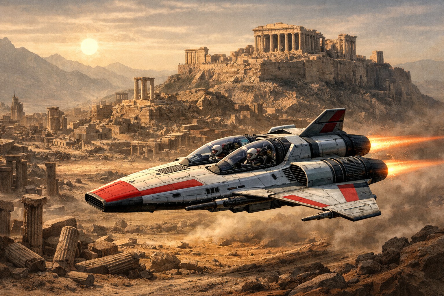 Wings Over Forgotten Stone: A Vision of the Far Future