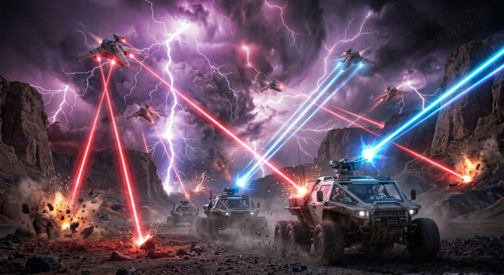 War on Kepler‑442c: Fire in the Canyon (Part II)